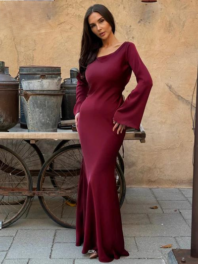 Annie - Long sleeve maxi dress