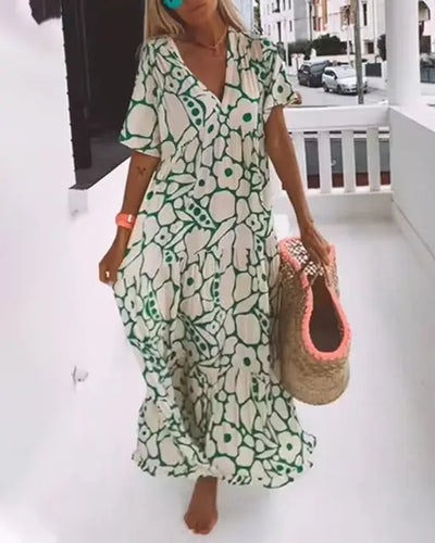 Betty - Casual floral maxi dress