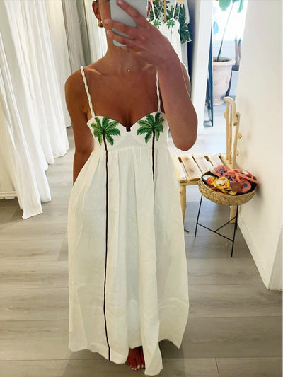 Scarlett - Palm Oasis Maxi Dress