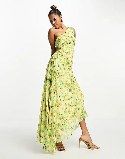 Molloy - One shoulder maxi dress