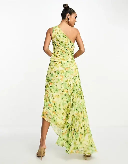 Molloy - One shoulder maxi dress