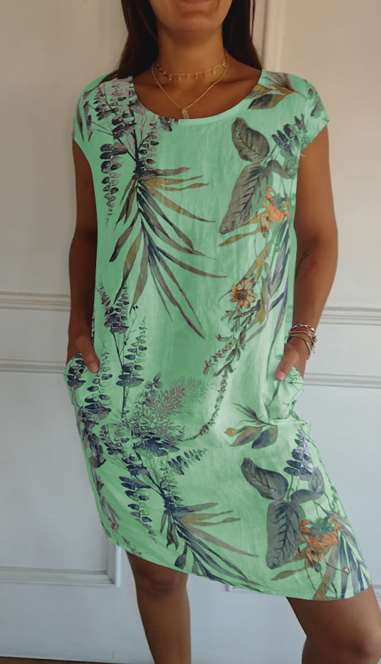 Janice - Floral pattern dress