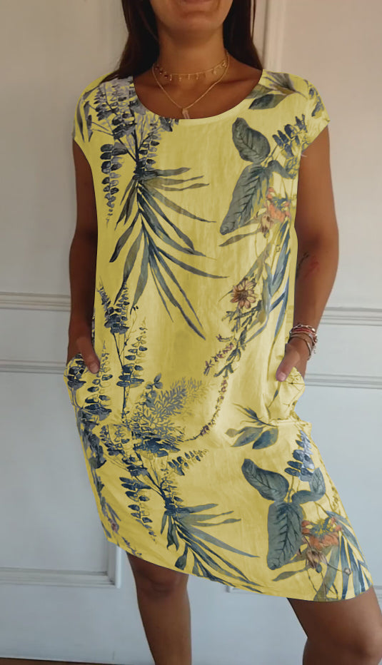 Janice - Floral pattern dress