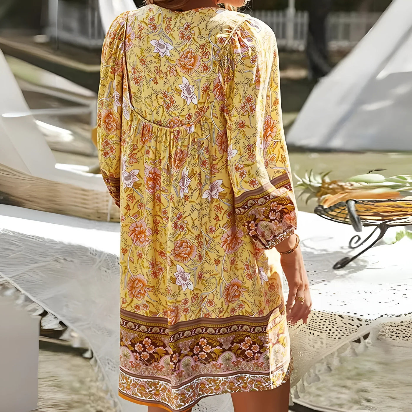 Azadeh - Bohemian mini dress