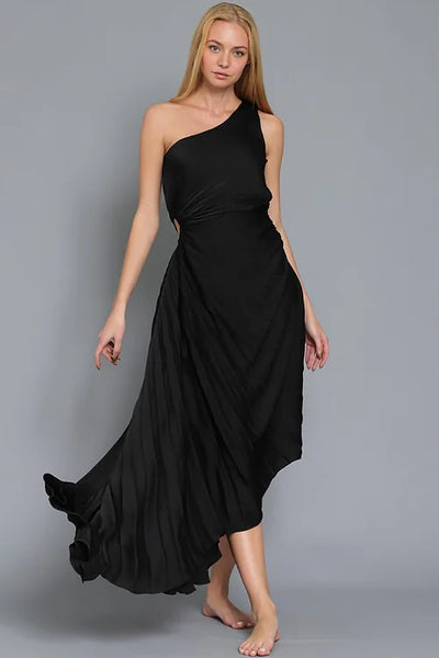 Molloy - One shoulder maxi dress