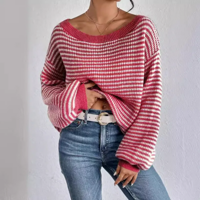 Emily - Cozy Striped Knit Sweater