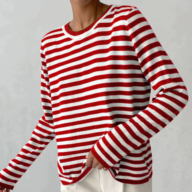 Arleta - Striped cotton shirt