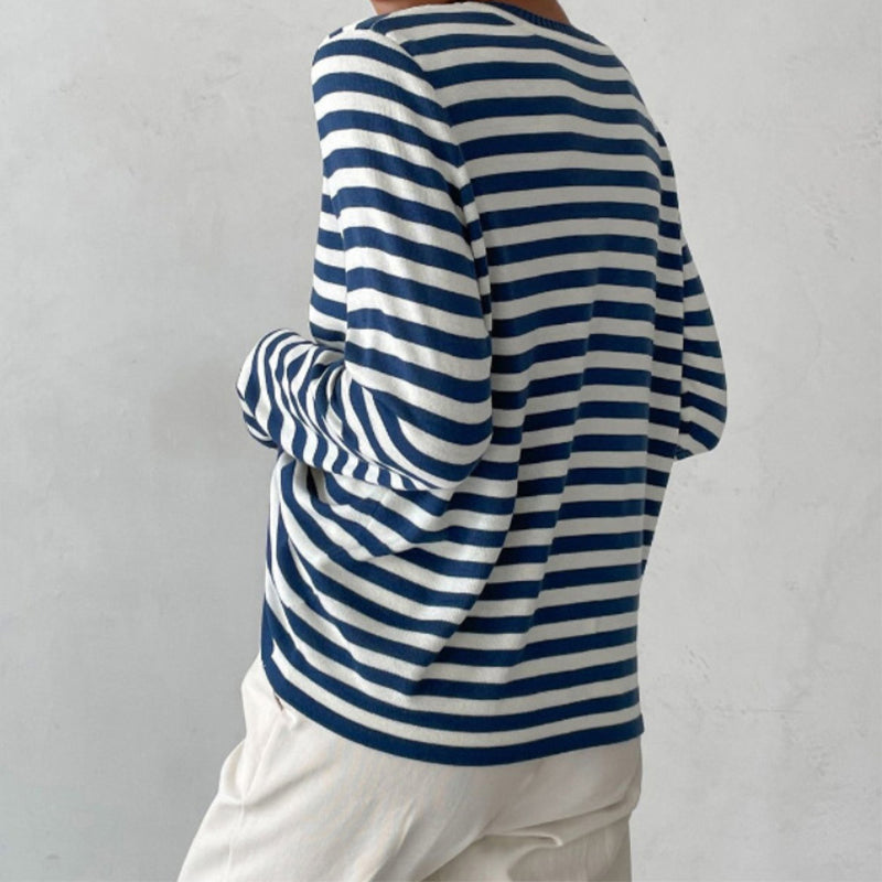 Arleta - Striped cotton shirt