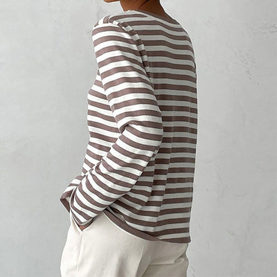 Arleta - Striped cotton shirt