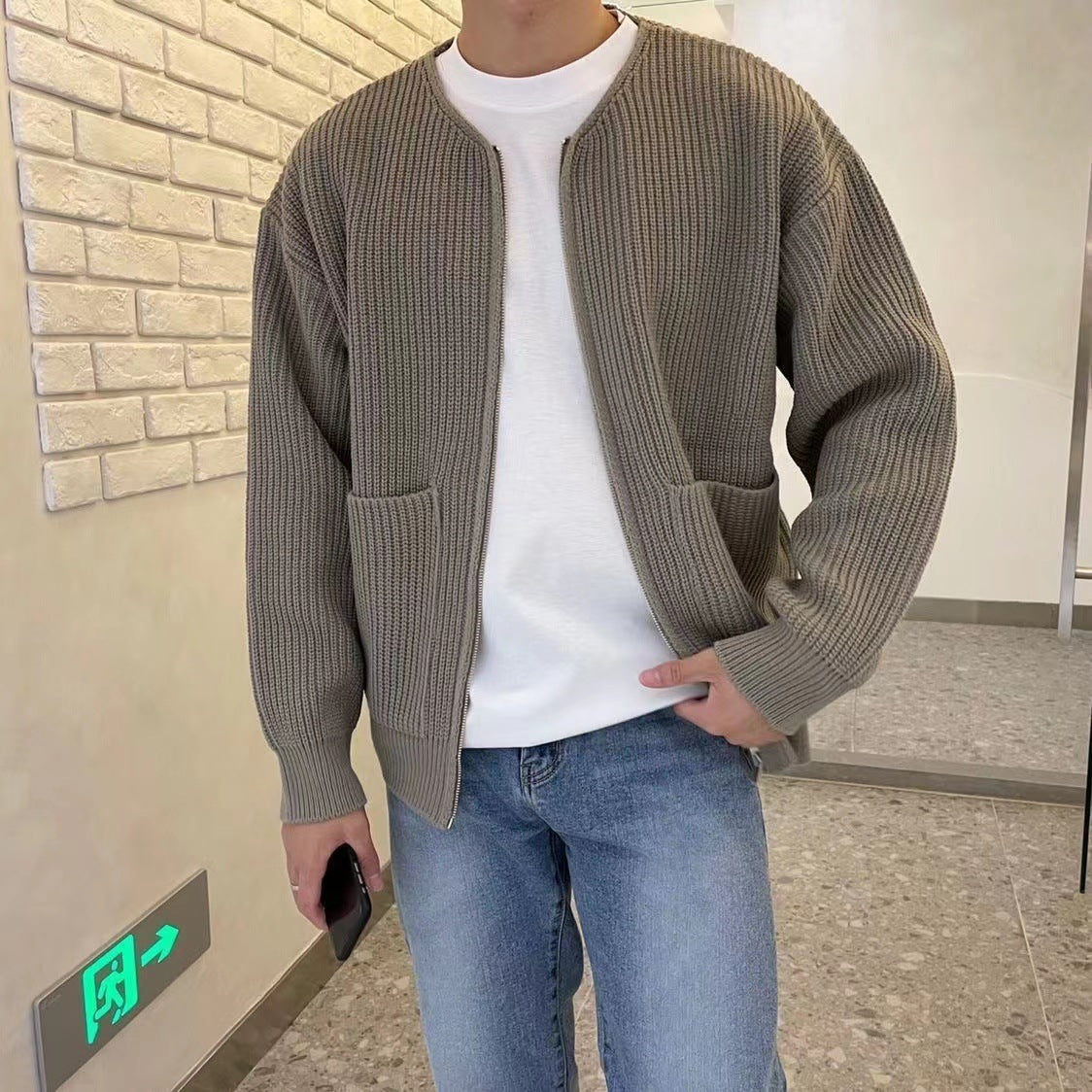 Lucas - Knitted cardigan