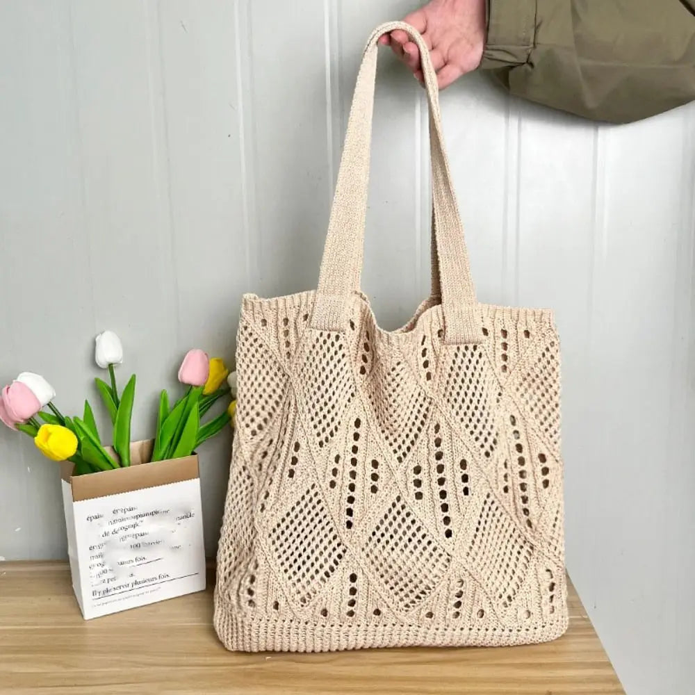 Grace - Hollow Woven Large Capacity Shoulder Bag