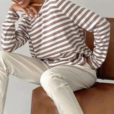 Arleta - Striped cotton shirt