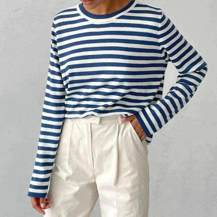 Arleta - Striped cotton shirt