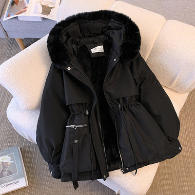 Melva - Down jacket with detachable collar