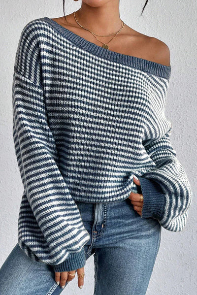 Emily - Cozy Striped Knit Sweater