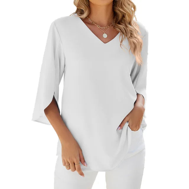 Zariah - V neck blouse