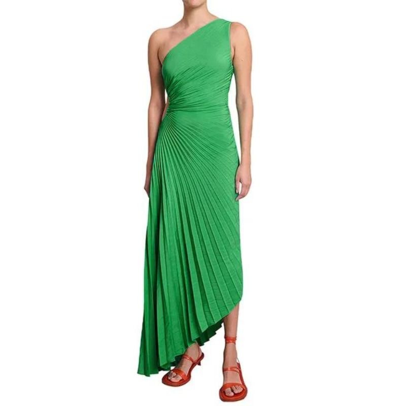 Molloy - One shoulder maxi dress